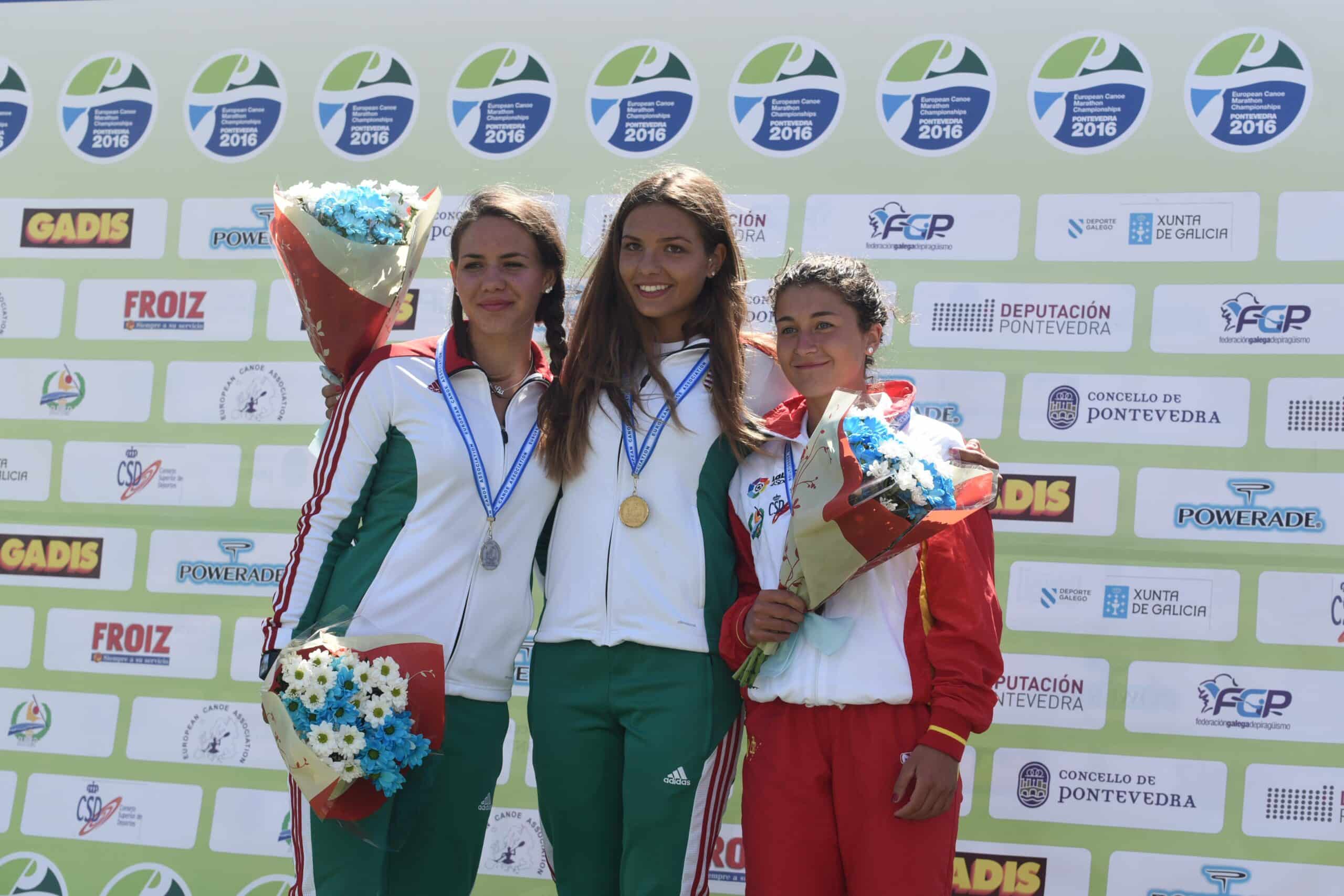 Medalla de bronce para Lara Outón en el Europeo de Maratón de Pontevedra - DEPORTE PONTEVEDRA
