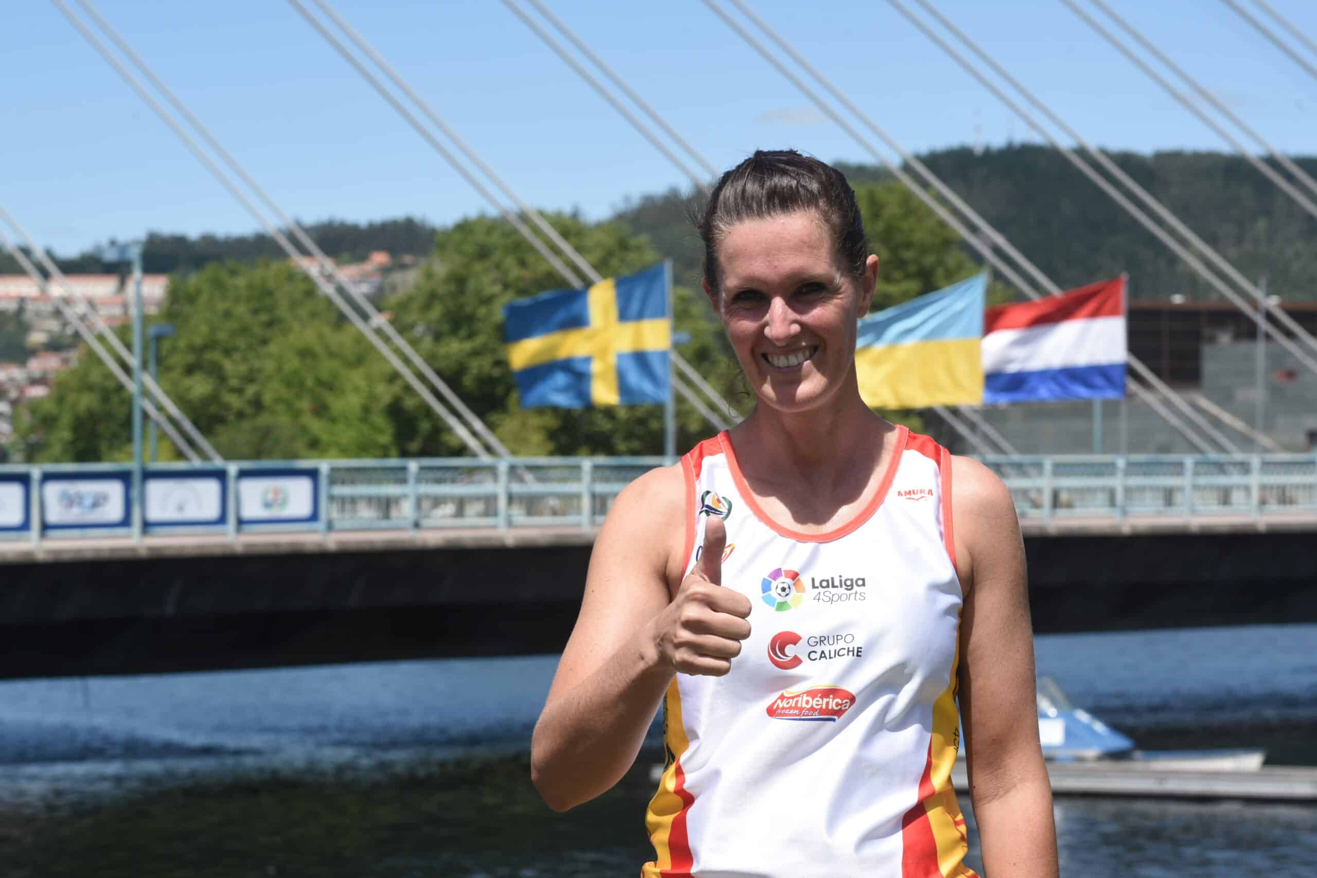 Raquel Rodrí­guez: "Al ver las gradas que parecí­a que se iban a venir abajo hasta me entraron ganas de llorar" - DEPORTE PONTEVEDRA