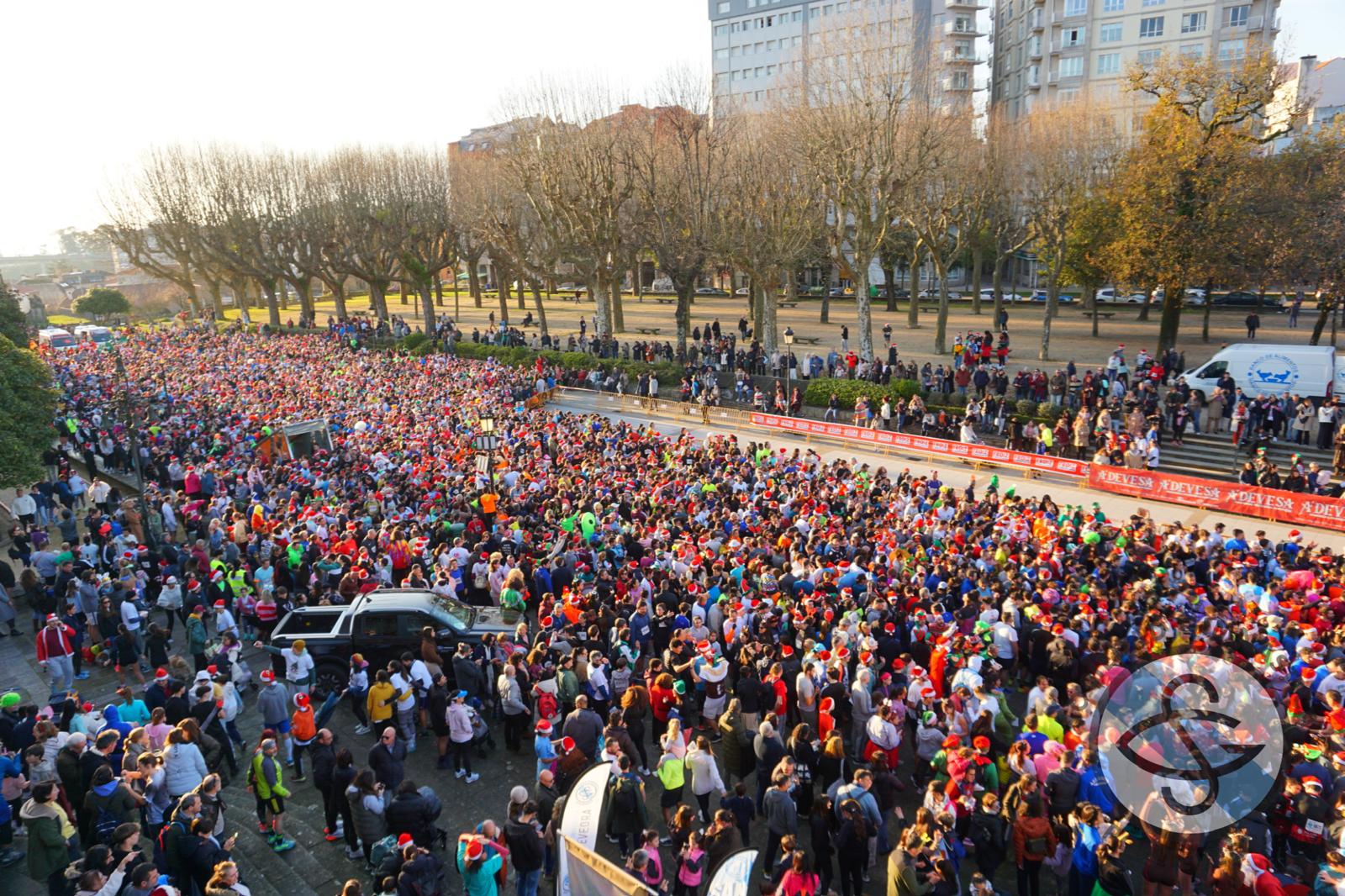 Case o 10% da poboación, na San Silvestre de Pontevedra - DEPORTE PONTEVEDRA