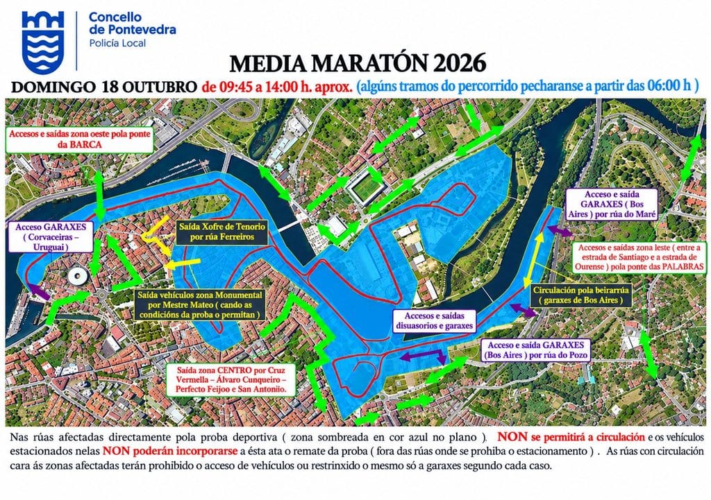 A veterana Media Maratón chega á súa 44º edición con récord de participantes - DEPORTE PONTEVEDRA